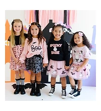 Sweet Wink Little and Big Girls Spooky Coquette Halloween Short Sleeve T-Shirt