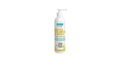 Now Foods Gentle Baby Shampoo & Body Wash Fragrance-Free ,8 Oz