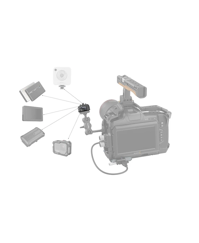 SmallRig Drop-In HawkLock Universal Mini Quick Release Plate and Clamp