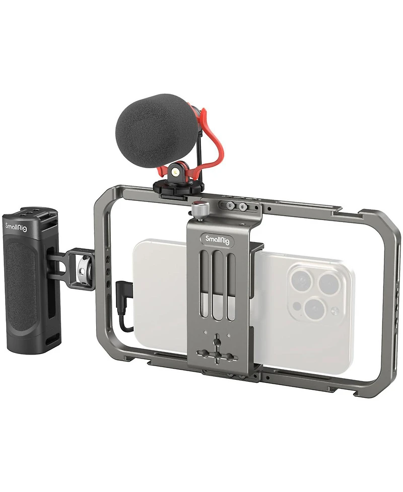 SmallRig Classic Edition All-in-One Video Kit for Smartphone Creators with Audio and Lighting System