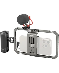 SmallRig Classic Edition All-in-One Video Kit for Smartphone Creators with Audio and Lighting System
