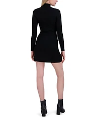 Laundry By Shelli Segal Women's Layla Long Sleeve Sweater Dress