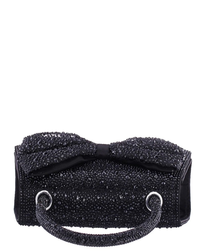 Nina Crystal Magnetic Snap Satchel Bag