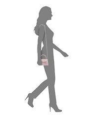 Nina Crystal Magnetic Snap Satchel Bag