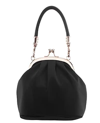 Nina Vintage Style Crystal Ornament Frame Clutch