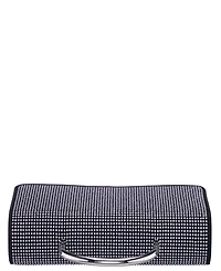 Nina Elongated Crystal Magnetic Snap Satchel Bag