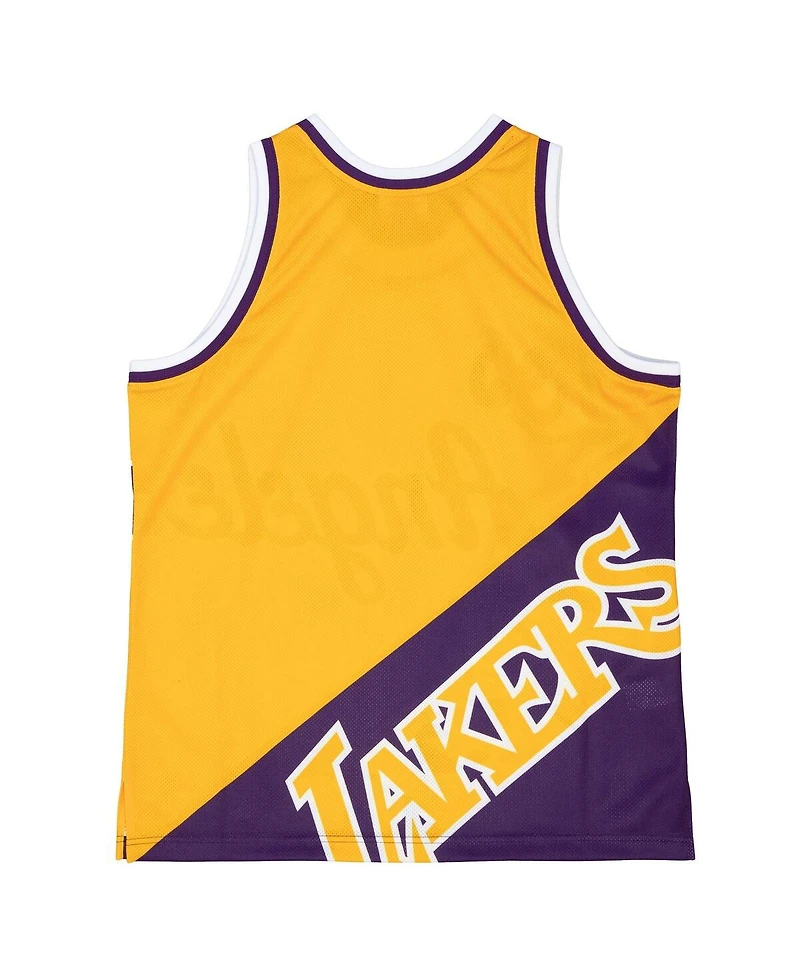 Mitchell & Ness Men's Gold Los Angeles Lakers Big Face 5.0 Fashion Tank Top