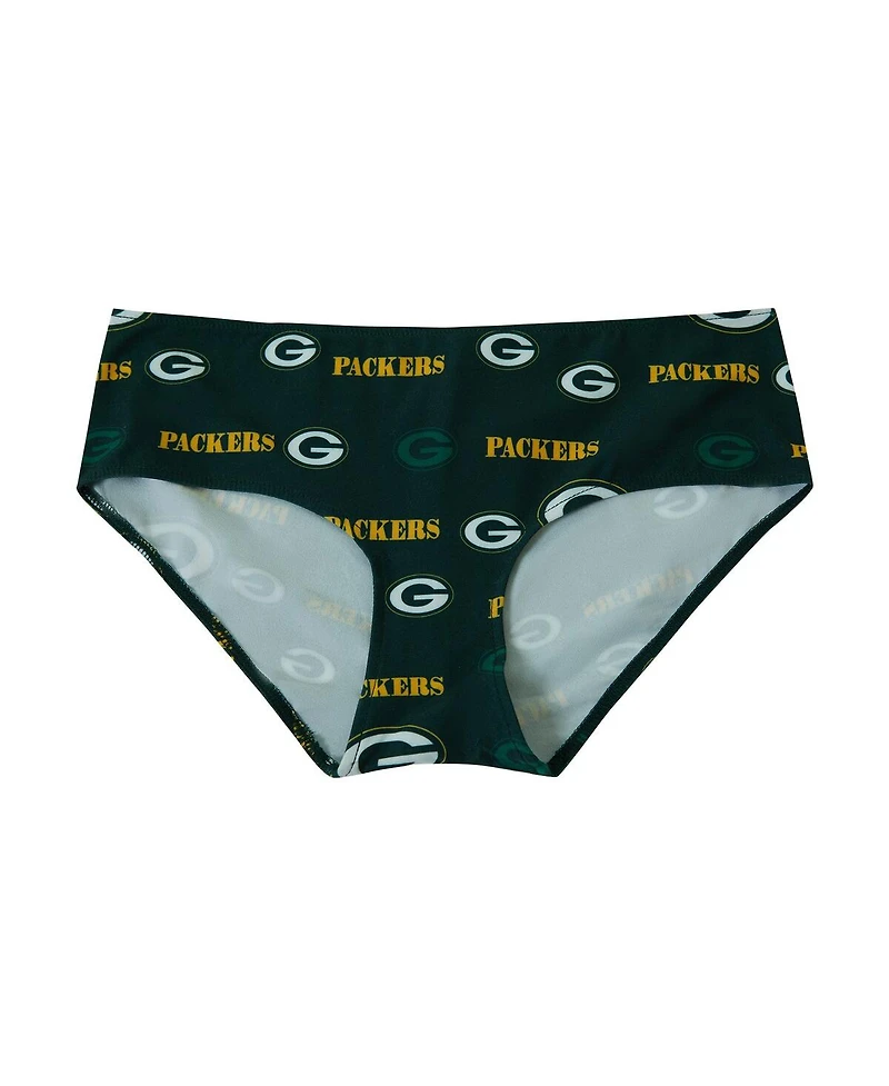Concepts Sport Women's Green Bay Packers Mosaic Allover Print Knit Panty
