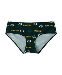Concepts Sport Women's Green Bay Packers Mosaic Allover Print Knit Panty