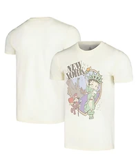 Mad Engine Men's and Women's Cream Betty Boop Graphic T-Shirt
