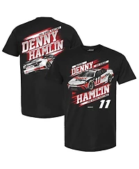 Joe Gibbs Racing Team Collection Men's Black Denny Hamlin Car T-Shirt