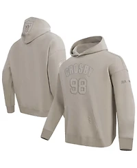 Pro Standard Men's Maxx Crosby Tan Las Vegas Raiders Player Name Number Pullover Hoodie