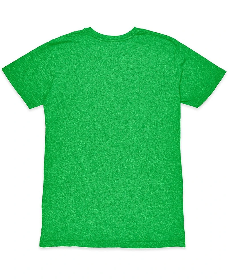 1863FC Men's Heather Green Celtic Mono Crest Twisted Tri-Blend Slub T-Shirt