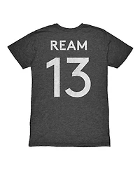 1863FC Men's Tim Ream Heather Black Fulham Player Name Number Twisted Tri-Blend T-Shirt