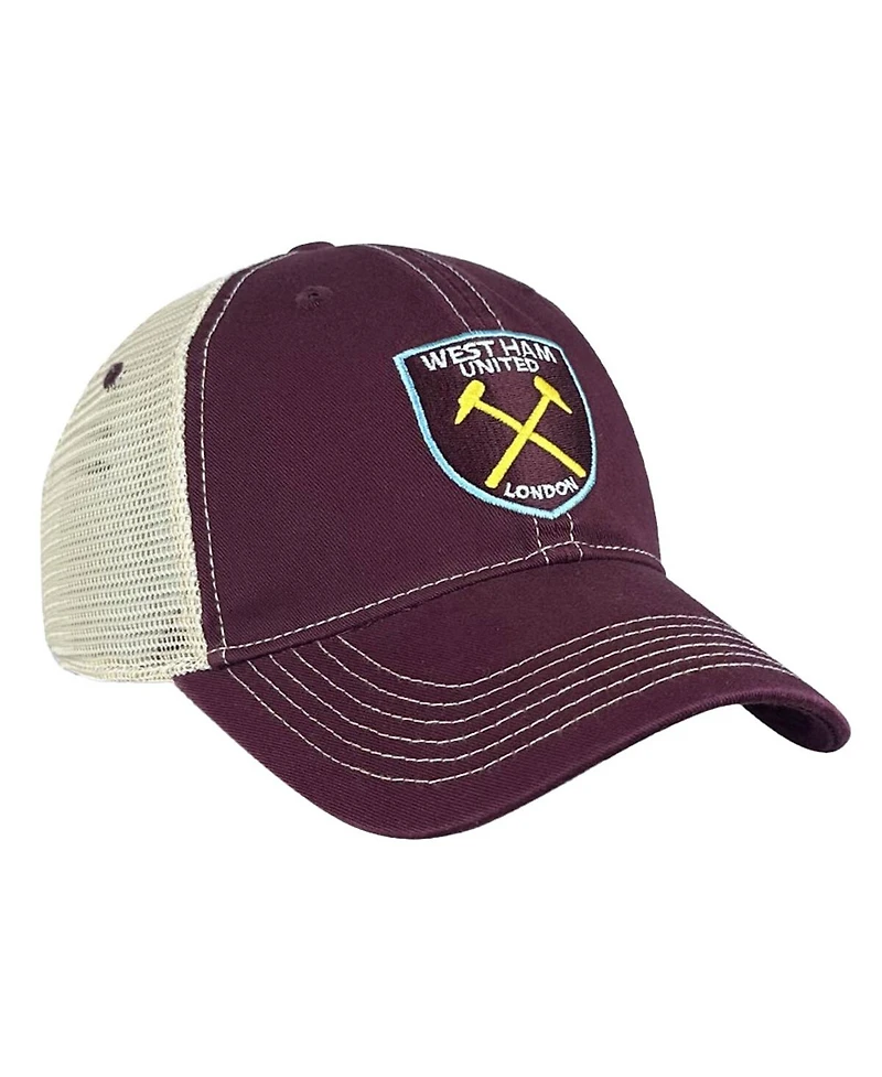 1863FC Men's Claret West Ham United Trucker Adjustable Hat