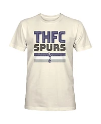 1863FC Men's Tan Tottenham Hotspur Retro Stripes T-Shirt