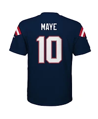 Outerstuff Preschool Drake Maye Navy New England Patriots Replica Player Jersey