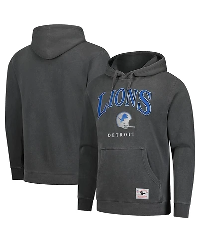 Mitchell & Ness Gray Detroit Lions Slot Pullover Hoodie