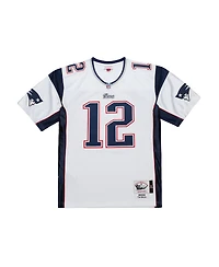 Mitchell & Ness Men's Tom Brady White New England Patriots 2000 Authentic Jersey