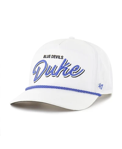 '47 Brand Men's White Duke Blue Devils Fairway Hitch Adjustable Hat