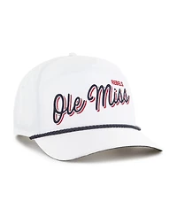 '47 Brand Men's White Ole Miss Rebels Fairway Hitch Adjustable Hat