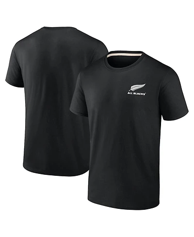 Fanatics Men's Black New Zealand Rugby All Blacks Essentials T-Shirt