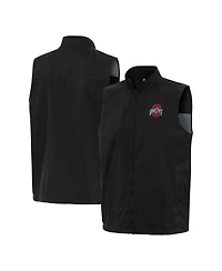 Antigua Men's Ohio State Buckeyes Brisk Full-Zip Vest
