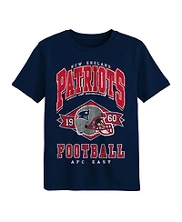 Outerstuff Preschool Navy New England Patriots Kick Off T-Shirt