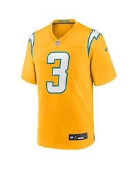 Nike Big Boys and Girls Derwin James Jr. Gold Los Angeles Chargers Alternate Charger Power Game Player Jersey