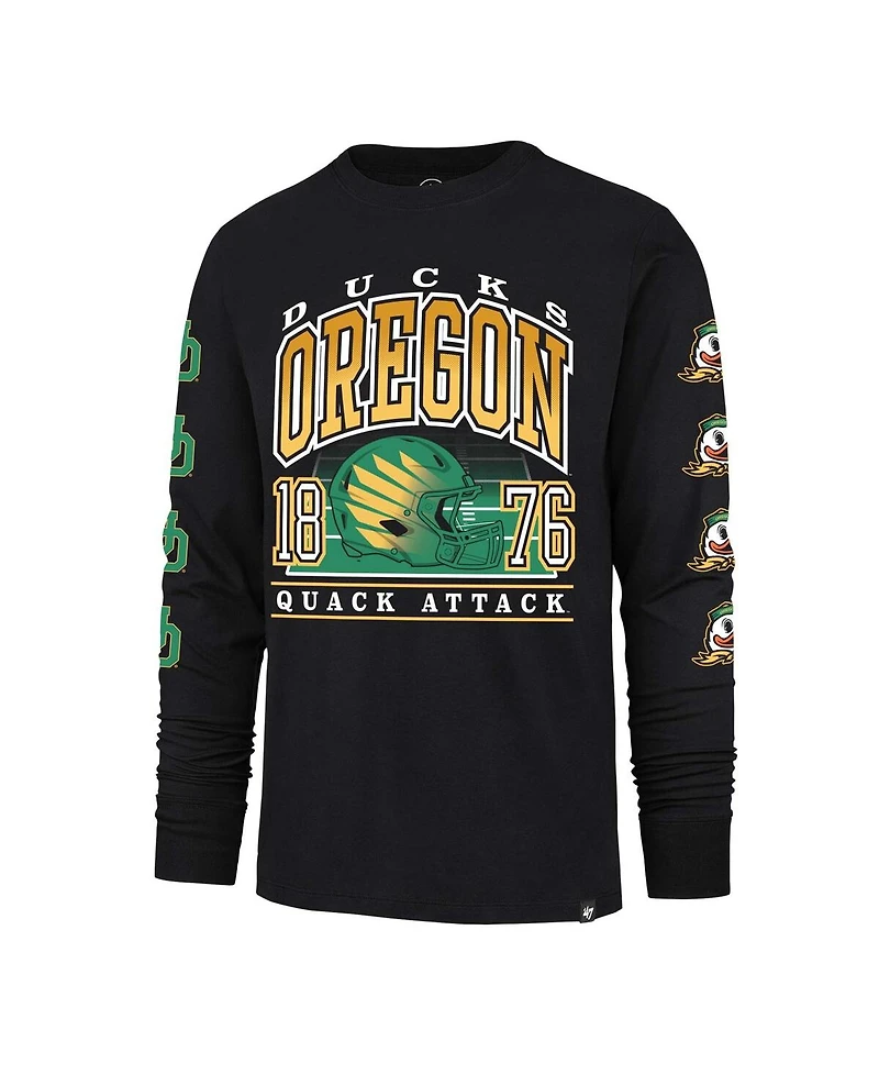 '47 Brand Men's Black Oregon Ducks Go Big Long Sleeve T-Shirt
