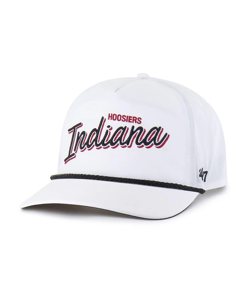 '47 Brand Men's White Indiana Hoosiers Fairway Hitch Adjustable Hat
