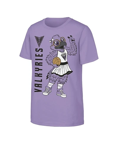 Outerstuff Big Boys and Girls Violet Golden State Valkyries Mascot T-Shirt