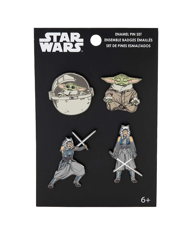 Funko 4-Pack Star Wars Ahsoka Grogu Pin Set