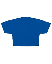 Fanatics Women's Royal Chicago Cubs Skyline Cropped T-Shirt