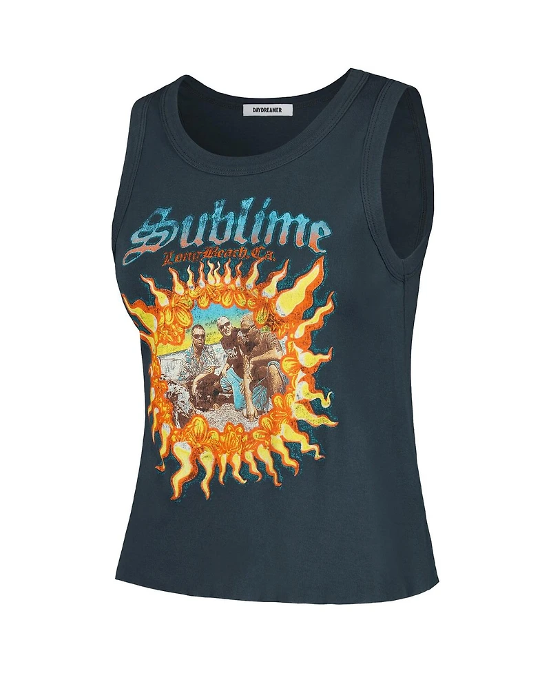 Daydreamer Women's Black Sublime Graphic Tank Top