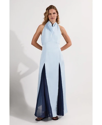 Karen Millen Women's Woven Satin Maxi Dress