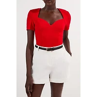 Karen Millen Women's Sweetheart Neckline Bodysuit