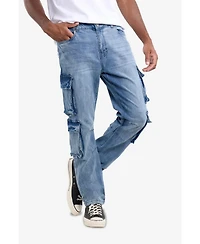 Xray Men's Straight Fit Cargo Jeans