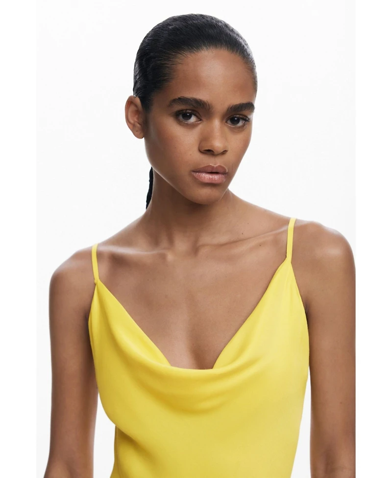 Desigual Women's Asymmetric slip dress
