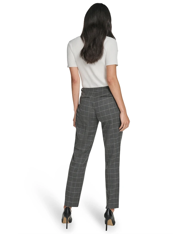 Calvin Klein Women's Windowpane Highline Pants