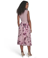 Calvin Klein Women's Printed Chiffon Midi Skirt