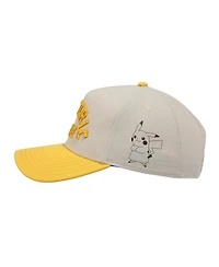 Pokemon Electric Type Yellow & White A-Frame Snapback Hat