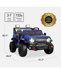 Best Choice Products Kids 24V 2-Seater Electric Ride-On Car Truck w/ Parent Control, Bluetooth, Led Lights