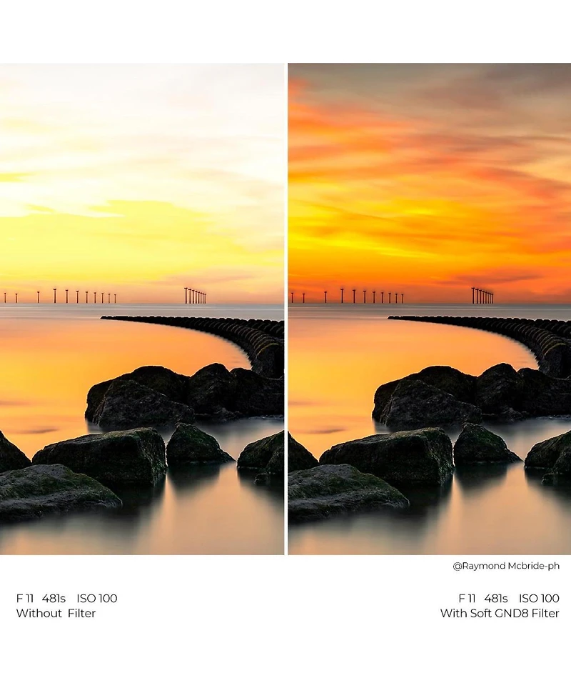 K&F Concept X-pro 100x150mm Soft GND8 Square Filter