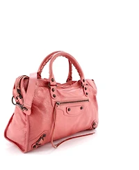 Pre-Owned Balenciaga Medium City Classic Studs Bag Leather