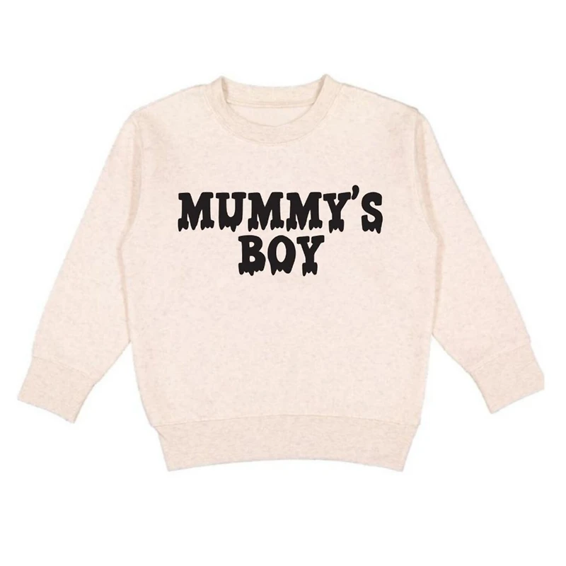 Sweet Wink Little and Big Boys Mummy's Boy Halloween Sweatshirt