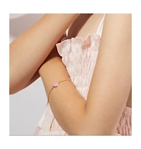 Anna Zuckerman Petit Love Bracelet in Rose