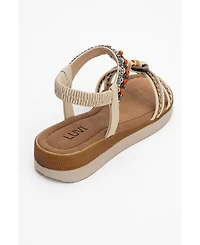 Prologue Shoes Cher Braided Strap Sandal (Women)