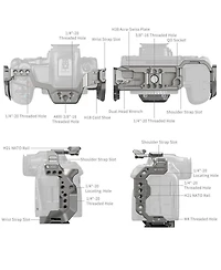 SmallRig HawkLock Quick Release Cage for Canon Eos R5 Mark Ii