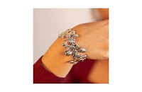 Lucy Quartermaine Splash Hinged Bangle